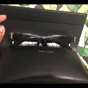 Monogrammed Authentic YSL Wayfarer - Style SL M40